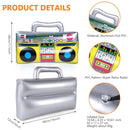 Retro Inflatable Boombox for 80s and 90s Hip Hop Party Decor