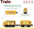 Kids' Electric Train Set with Realistic Sounds and Lights