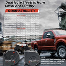 Horn Replacement Kit with Bracket for Ford F-250 F-350 Super Duty