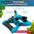 360° Blue Rotating Lawn Sprinkler for Children and Gardens