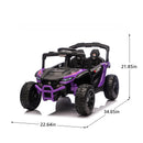 24V Children’s Electric UTV with 2.4G Remote Control, Four-Wheel Suspension & Bluetooth Connectivity