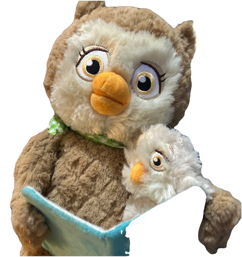 Animated Deluxe Working Cuddle Barn Mother and Baby Owl Bible Reading Story Toy