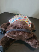 90s Magogo Macarena Animated Gorilla - Brown w Rainbow Shirt & Green Hat, Works