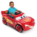Disney Pixar Cars Lightning McQueen 6V Red Kids Ride-On Car with Lights and Sounds