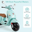 OLA KIDS 12V Electric Green Vespa Scooter for Kids