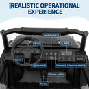 Dual Seat 24V 4WD Electric Ride-On Car with Remote Control and LED Lighting