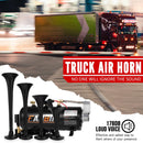 FARBIN 178dB 4-Trumpet Air Horn System with Air Tank for Trucks