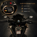 Electric Ride-On Motorcycle with Training Wheels for Children Aged 3-6