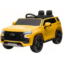 Kids Electric Yellow Chevy TAHOE SUV Ride-On Car with Remote Control