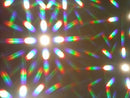 Set of 5 Neon Green Prism Glasses for Rainbow Effects and Camera Fun