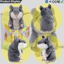 Interactive Laughing Hamster Plush Toy for Kids Ages 3 and Up - Voice Mimicking Fun