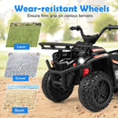 24V Kids Electric ATV with Dual Motors and Storage Basket