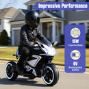 Battery-Powered Mini Electric Motorcycle for Kids with LED Lights