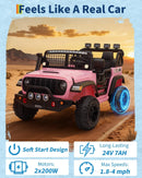 24V Off-road UTV Kids 2 Seater Ride-on Car with Remote Control and MP3 Player