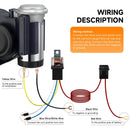 12V Powerful Air Horn Train Kit for Cars and Trucks with Wiring Harness