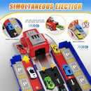 Race Track Adventure Set with 6 Metal Cars, Lights & Sounds | Compact Design