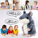 Interactive Laughing Hamster Plush Toy for Kids Ages 3 and Up - Voice Mimicking Fun