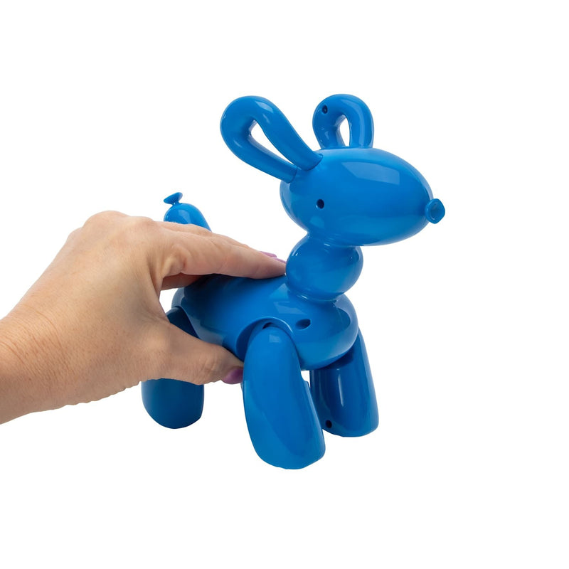 Walking Blue Balloon Dog Toy Approx. 4" x 7" x 8" for Ages 8+