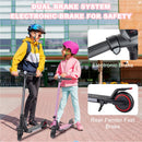 Kids' Electric Scooter 150W Motor, Speed Options 4/7/11 Mph, 60 Minutes of Fun