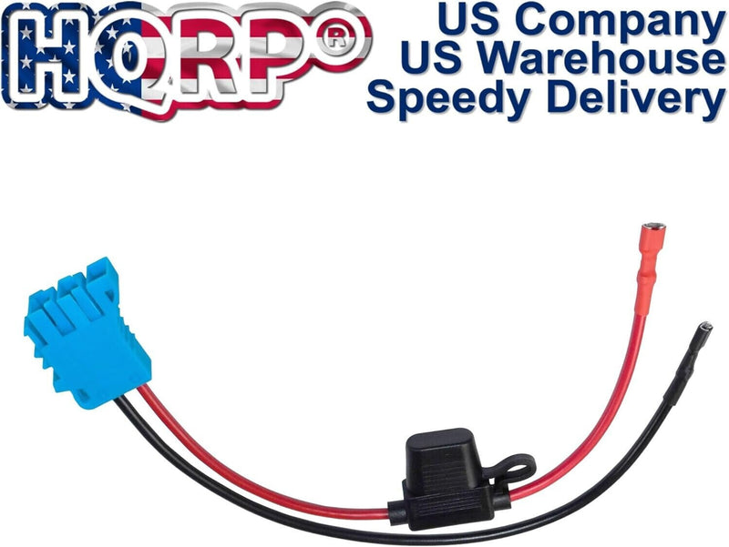 12-Volt SLA Battery Wire Harness with Connector and 4 Fuses for Peg Perego Ride-On Car