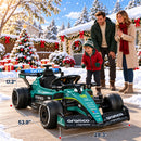 Aston Martin AMR26 24V Green Electric Ride-On Car for Kids with Remote Control and Bluetooth