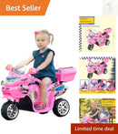 3-Wheel Kids Motorcycle Ride-On Toy with Sounds, Reverse Function, and Headlights