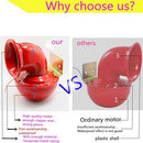Powerful 150db Red Metal Bull Horn Loudspeaker for 12V Trucks and Cars