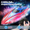 HOLYFUN 14500 High-Speed RC Boat for Kids and Adults for Pools and Lakes