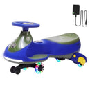Rechargeable 2 in 1 Blue Wiggle Car with Pedal for Kids