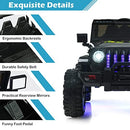 Children's Electric Truck with 2.4G Remote and 12V Battery in Sleek Black