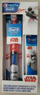 Star Wars Battery-Powered Kids' Toothbrush featuring Stormtrooper and BB-8