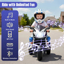 Battery-Powered Mini Electric Motorcycle for Kids with LED Lights