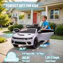 Dodge Charger SRT Hellcat Ride-On Electric Car for Kids, 3.1mph Speed