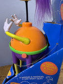 1995 ERTL Motorized Bumble Ball Bolters Toy - Yellow and Orange