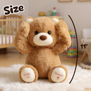 Huggable Peek-A-Boo Bear Plush with Singing and Talking Features