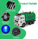 Musical 4D LED Light-Up Garbage Truck Toy with Automatic Bumping Feature