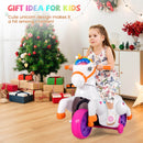 12V Unicorn Ride-On Toy for Kids with Training Wheels and Music Feature