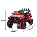 24V Electric Kids Truck with 400W Motor, Remote Control & 4-Wheel Suspension