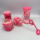4-Piece Battery-Operated Playset of Children's Home Appliances