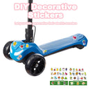 Three-Wheeled Electric Scooter for Children Aged 3 to 8 with LCD Screen and Vibrant Lights
