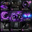 Purple 12V Ride-On Motorcycle for Kids - Perfect for Boys and Girls