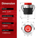 Durable 12V Push Button Switch for Ride-On Vehicles