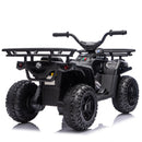 24V 160W Off-Road Ride-On ATV for Kids with Crash Bars, LED Lights, and Bluetooth Music