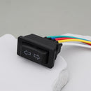 Set of 2 5-Wire Automotive Power Window Switches 41x26x21mm 12V/24V 20A with LED Indicator