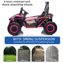 24V Kids 2-Seater Electric Ride-On UTV Truck with 4WD and 320W Motor, Remote Control