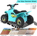 Blue Electric Ride-On ATV for Kids with Comfort and Safety Features