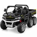 24V Electric 4WD Kids Dump Truck with Remote Control and Two-Seater Design