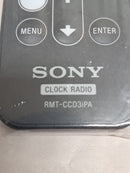RMT-CCD3IPA Remote Control Compatible with Sony ICF-CD3iP FM AM CD Clock Radio