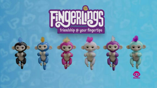 Interactive Baby Monkey Fingerlings Toy in Sealed Pack