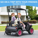 LIGIANT 24V 4-Person Kids Golf Cart Ride-On Car for Older Kids